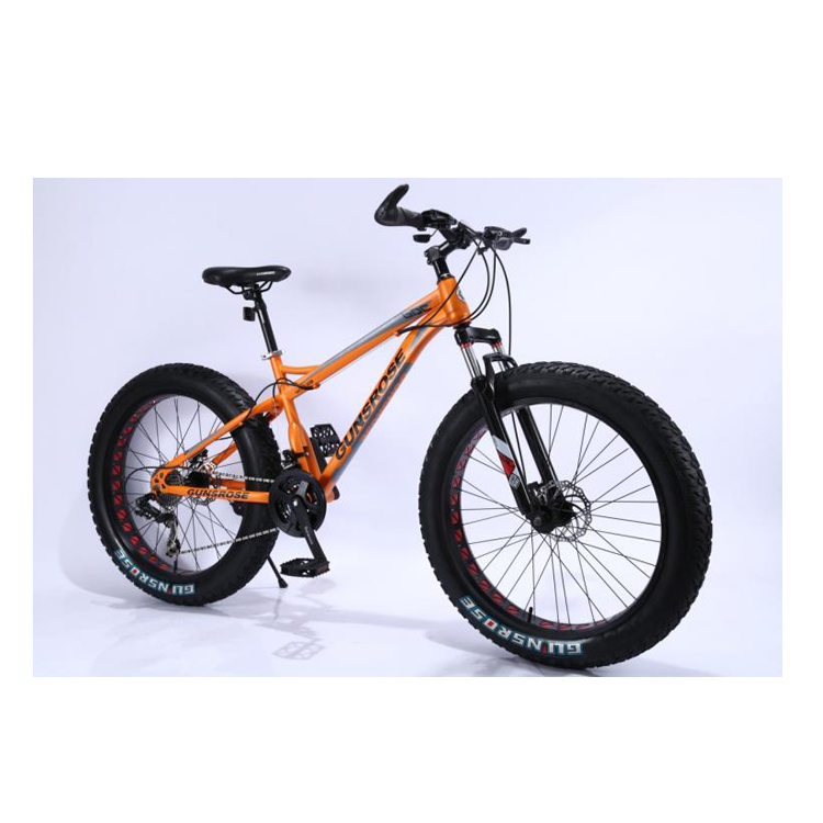 OEM 26 Inch Fork Suspension Snow Beach Bicycle Fat Tire Mountain Bike